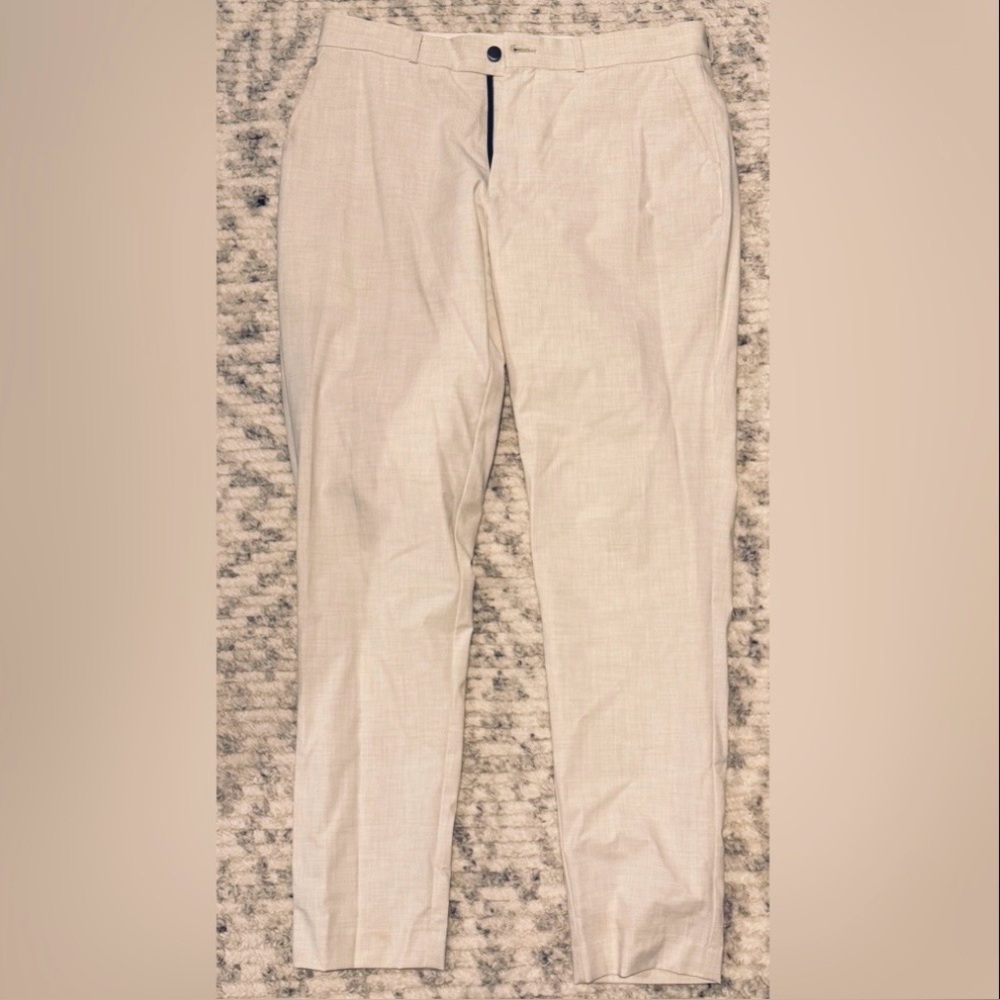 Men's State & Liberty Cream Dress Pants